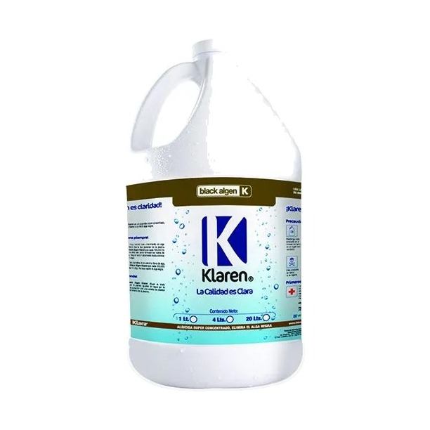 [404036] Black Algen Klaren 4 L container