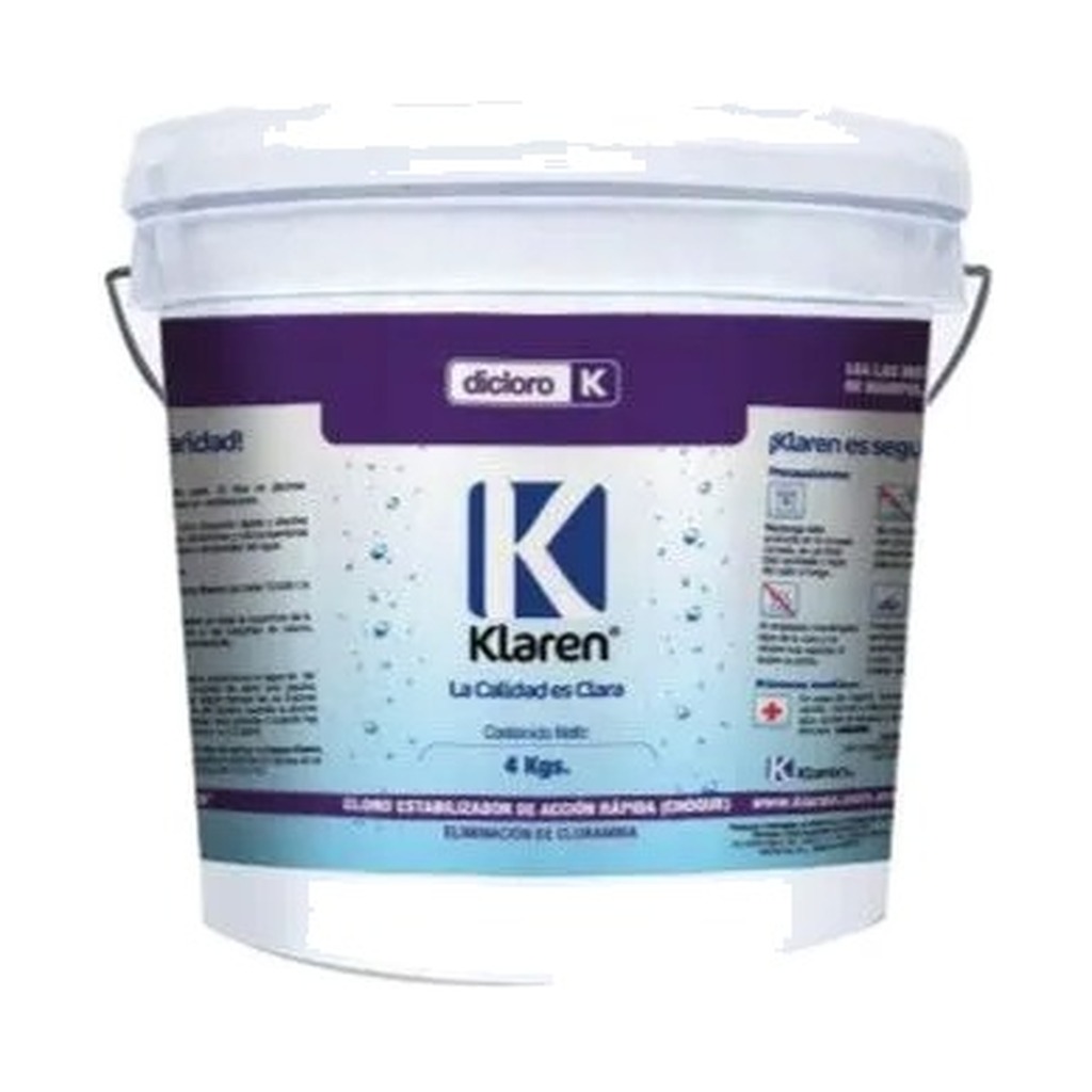 [404011 / QDIE-0004-KL] Dicloro Klaren envase de 4 kg