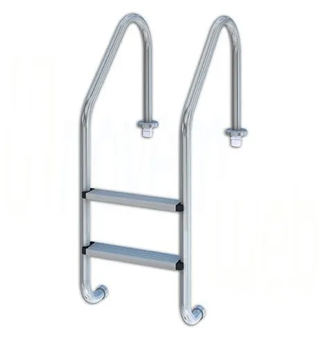 [115503] ESCALERA 4 PELDAÑOS ACERO INOXIDABLE