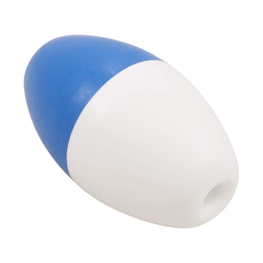 Flotador 5" x 9" azul y blanco para cuerda de ¾", Pentair