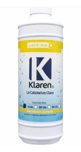 [404040] GOLD & CLEAR KLAREN ENVASE DE 1LT