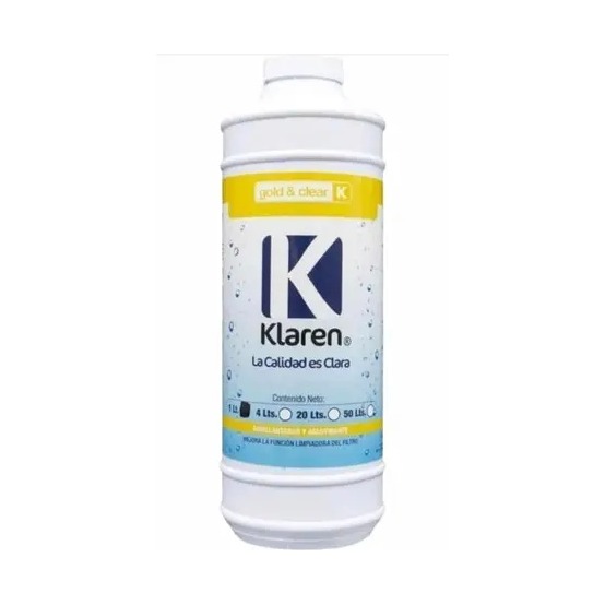 [404040] Gold & Clear Klaren envase de 1 L