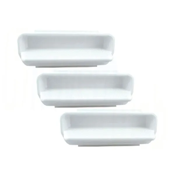 JUEGO DE ANCLAS DE PLASTICO PARA ESCALERA Y PASAMANOS 2" 2 PZAS