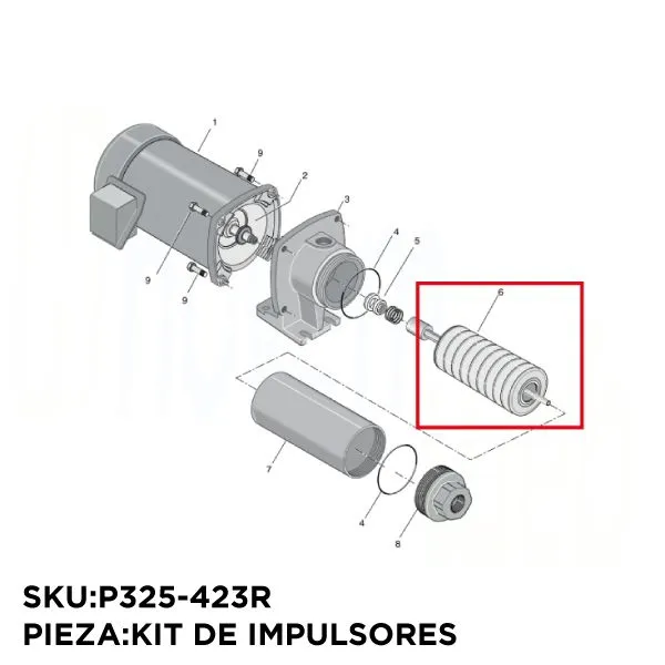 KIT DE REPARACION PARA HPS20F