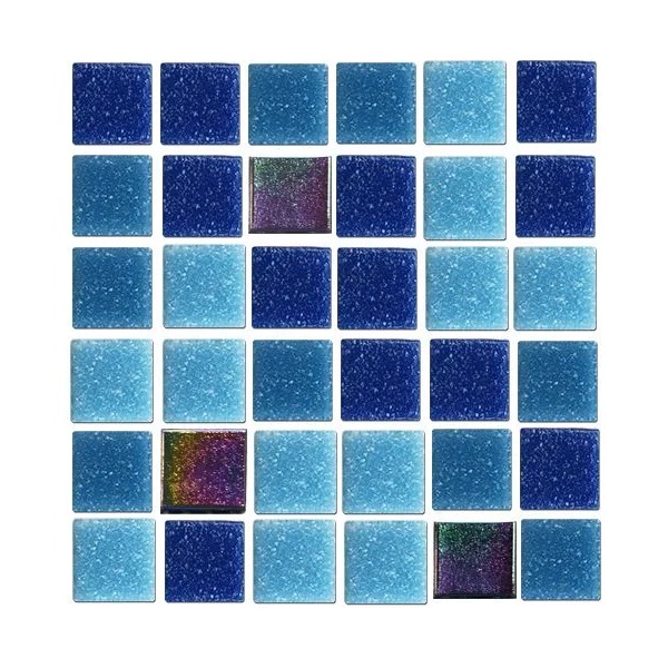 [750130-D / P22+A133+A33+A32] Diamond Blue Irid Spark blend 2 x 2, m²