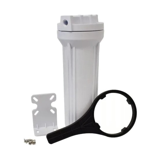 White #10 cartridge housing, 1/4", without bleed valve