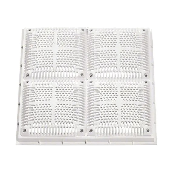 [113531 / WG1033HF2PAK2] Rejilla cuadrada con marco de 18" x 18"