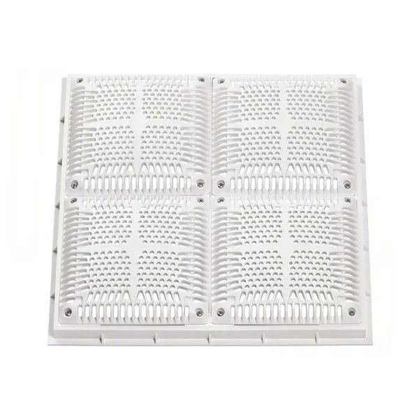 [113531] REJILLA CUADRADA CON MARCO DE 18" X  18"