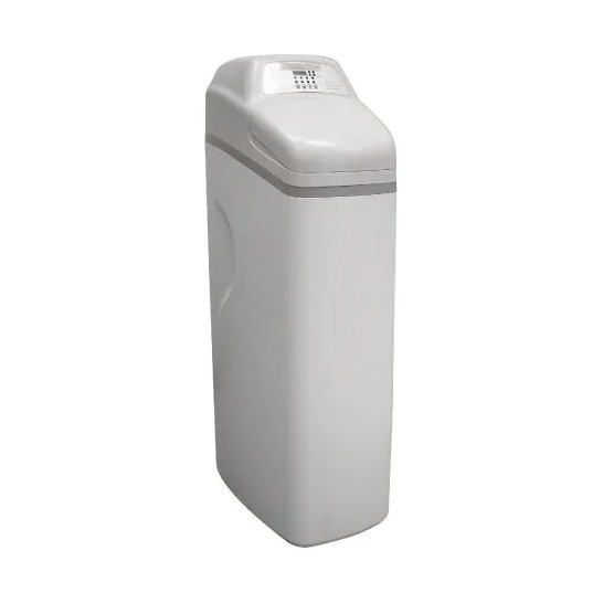 [651490 / RA-1500H-F63P3-F70G-28] Aquex cabinet water softener, 604 metered valve, 1 ft³