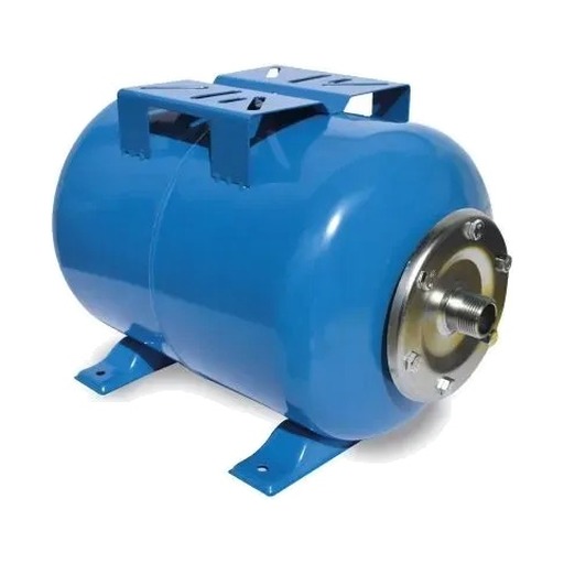 [TPQH-13 / CF50L] Tanque presurizador Aquex 50 L, horizontal con soporte