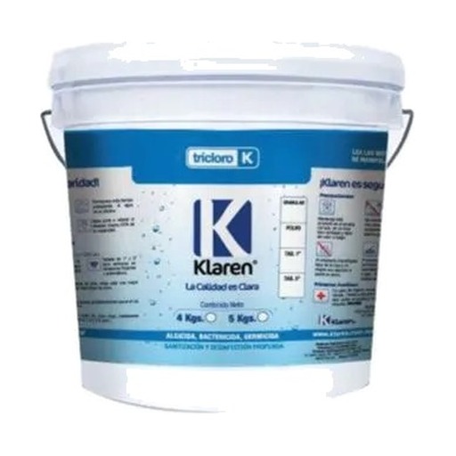 [402021 / QTGE-0005-KL] Tricloro granular Klaren envase 5 kg