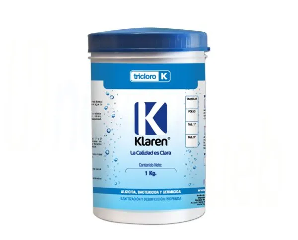 [403050 / QT3E-0001-KL] TRICLORO TABLETAS 3" KLAREN ENVASE DE 1 KG