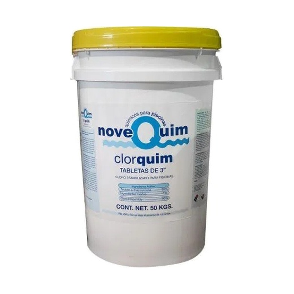 Tricloro tableta 3" Novequim, 50 kg