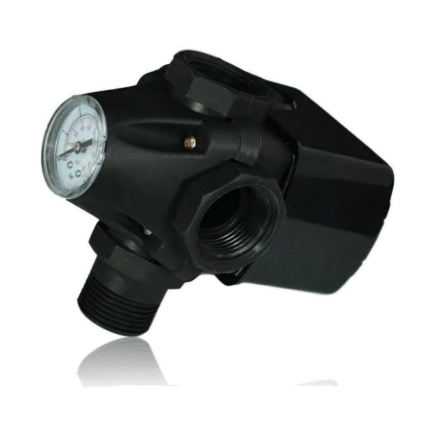 [AQPC-2 / PC-2B] 3-way valve with 20-40 PSI pressure switch and 0-90 PSI pressure gauge