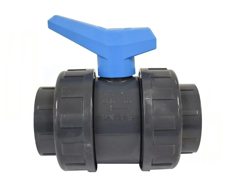 VALVULA BOLA PE LISA 1 1/2" DOBLE TU