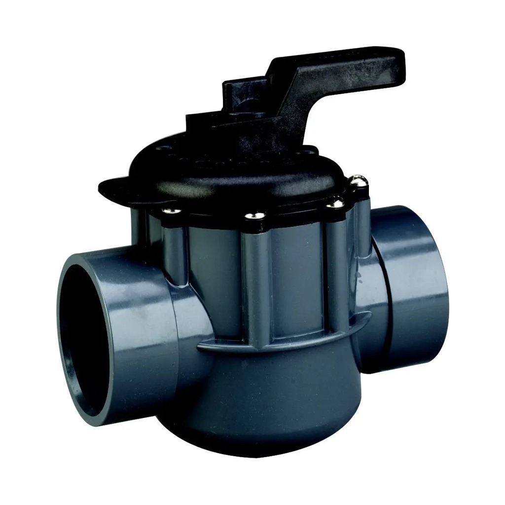 Pentair 2-way valve 2 " x 2 1/2 " ext-PVC, gray