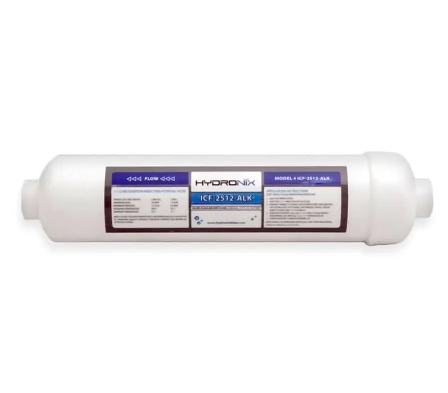 [ICF-2512-ALK] FILTRO ALCALINO CARBON DE COCO 2,000 GAL 2.5"X12"