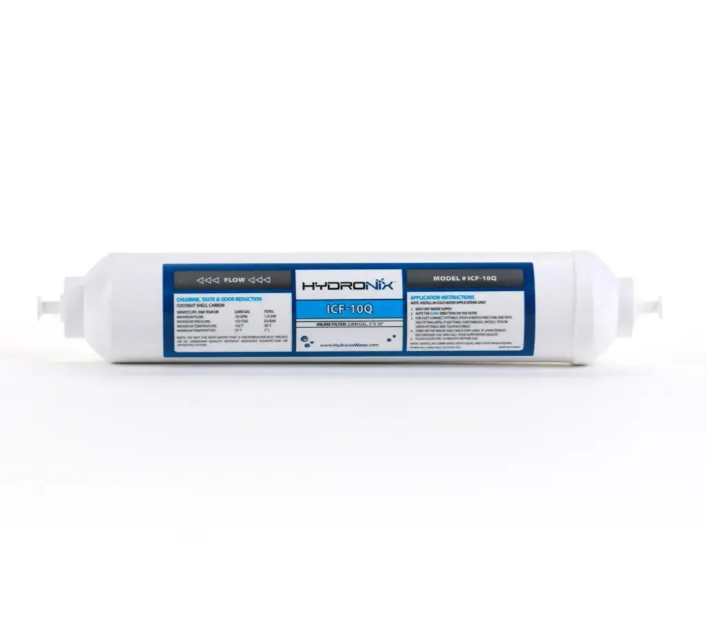 FILTRO EN LINEACARBON DE COCO 2,000 GAL 2"X10" 1/4"