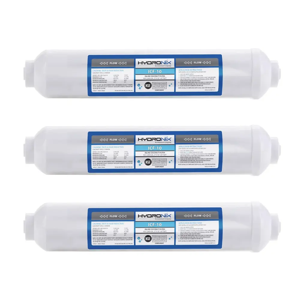 FILTRO EN LINEA CARBON DE COCO 2000 GAL 2"X 10"