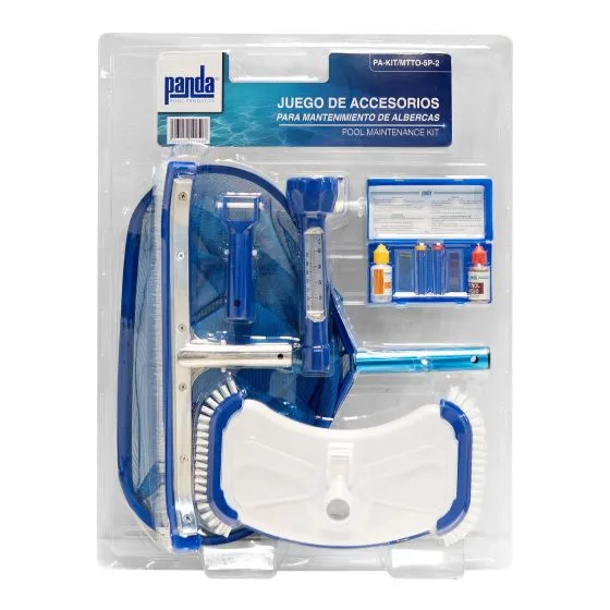 [PA-KIT/MTTO-5P-2] KIT DE MANTENIMIENTO PARA PISCINAS #2, 5 PIEZAS, PANDA