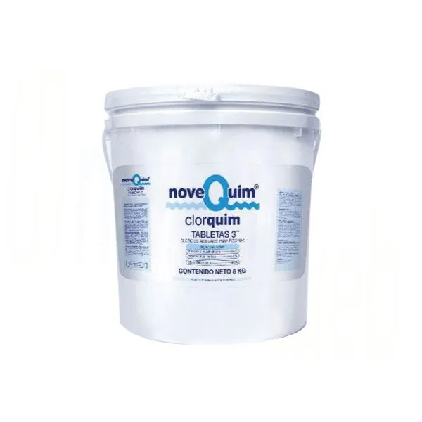 [407033 / QT3E-0008-NQ] TRICLORO TABLETAS 3" CLORQUIM 8 KG