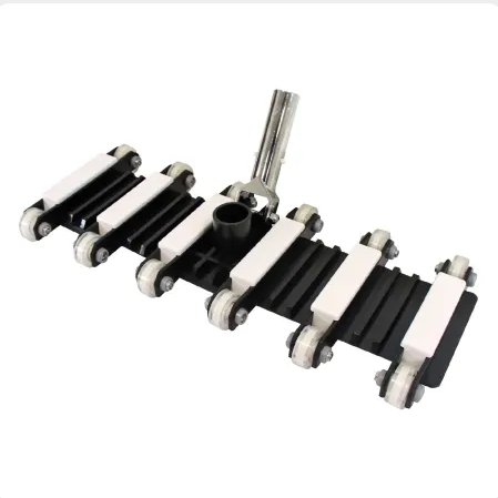 Aspiradora rectangular de plástico 19" con llantas