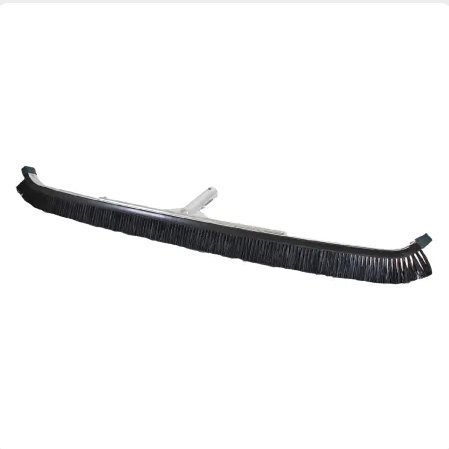 [PA-CEP-36CU-CN-INX] 36" curved brush with nylon bristles and stainless steel handle