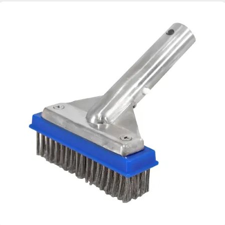Cepillo recto de 5" con cerdas y mango de acero inoxidable