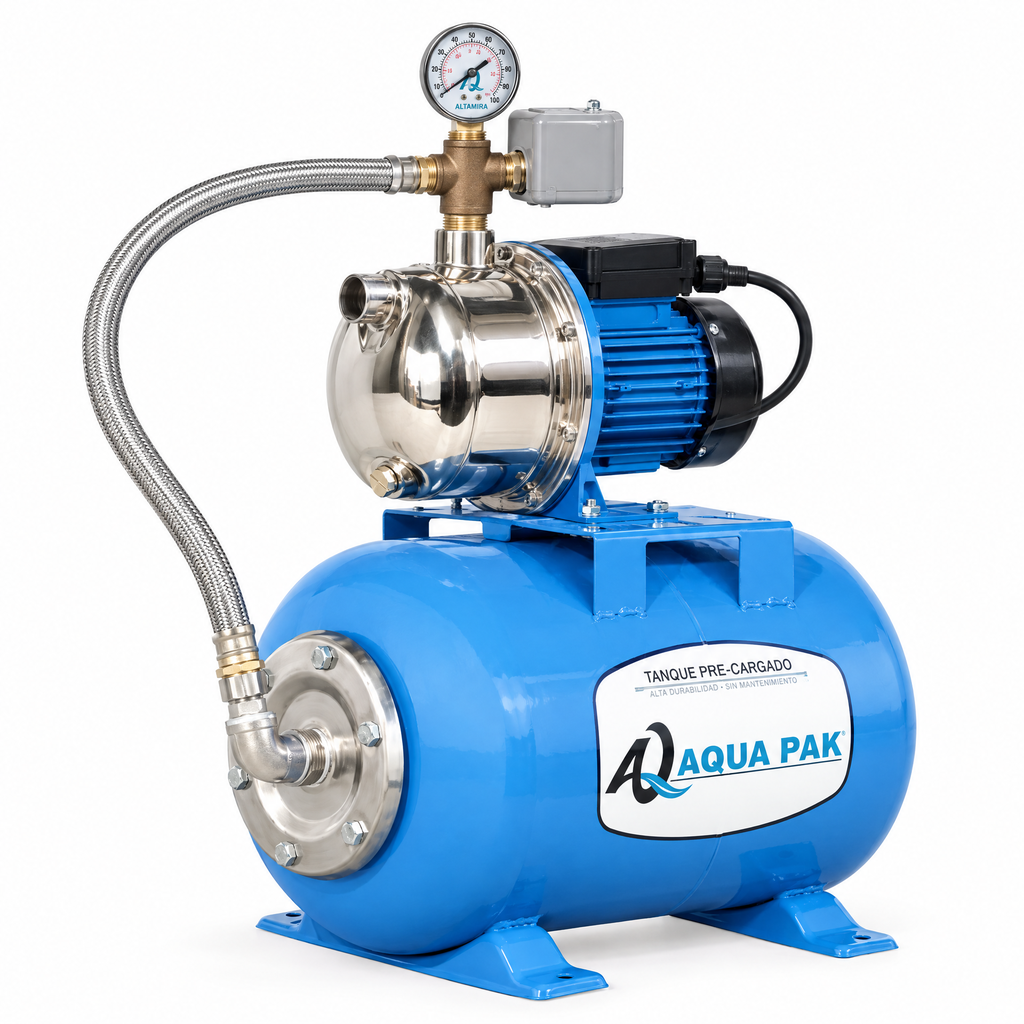 [HIDRO-FIX05E-50L] Equipo hidroneumático FIX05E 0.5 HP con tanque 50 L