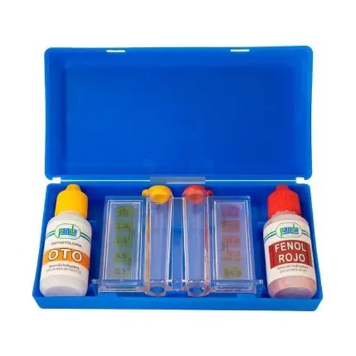 [012-003-A-001] Kit analizador de cloro y pH, Panda