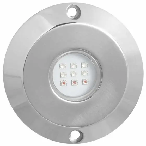LAMPARA LED DE ACERO 18W , 12V
