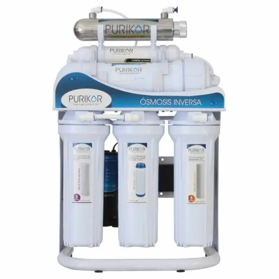 OSMOSIS INVERSA PURIKOR 400 GPD, 6 ETAPAS, CON BOMBA