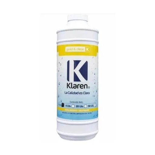 Gold & Clear Klaren envase de 1 L